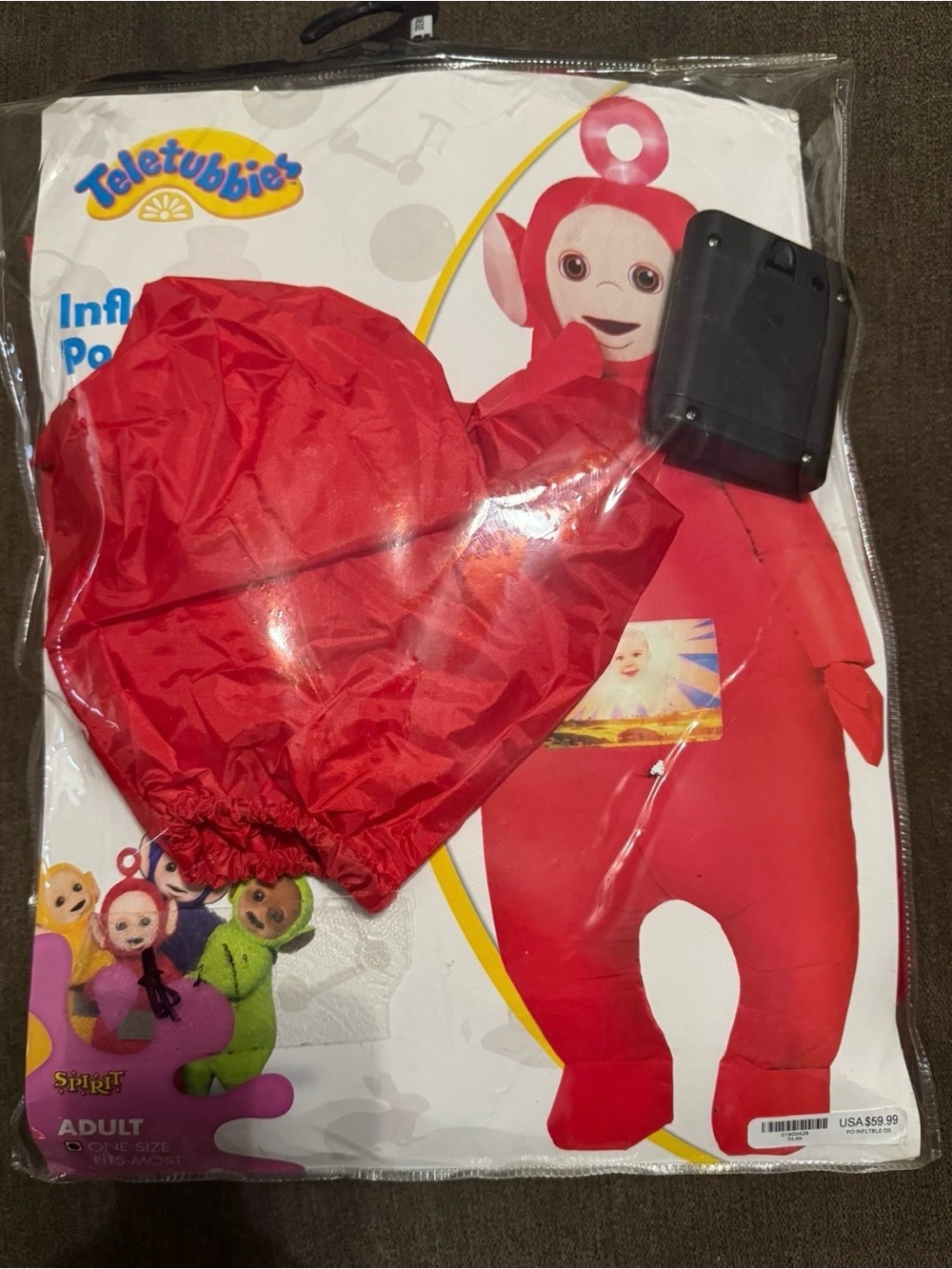 Inflatable Po Costume — Red - Picture 2 of 3